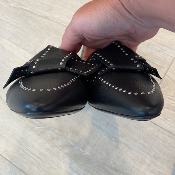 TOD’S Studded Knot Ballerina Leather Flats - Picture 4 of 7